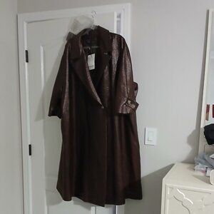 Marina Rinaldi Women's Brown Tarocchi Trench coat